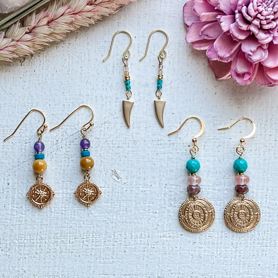 Dreamy Medallion Earrings