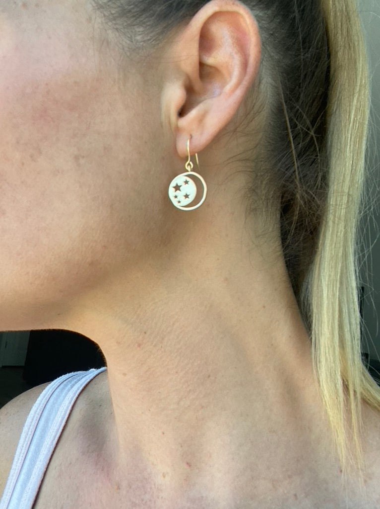 Celestial Circle Earrings
