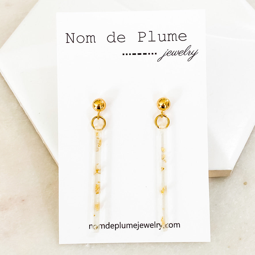 Modern Stick Earrings