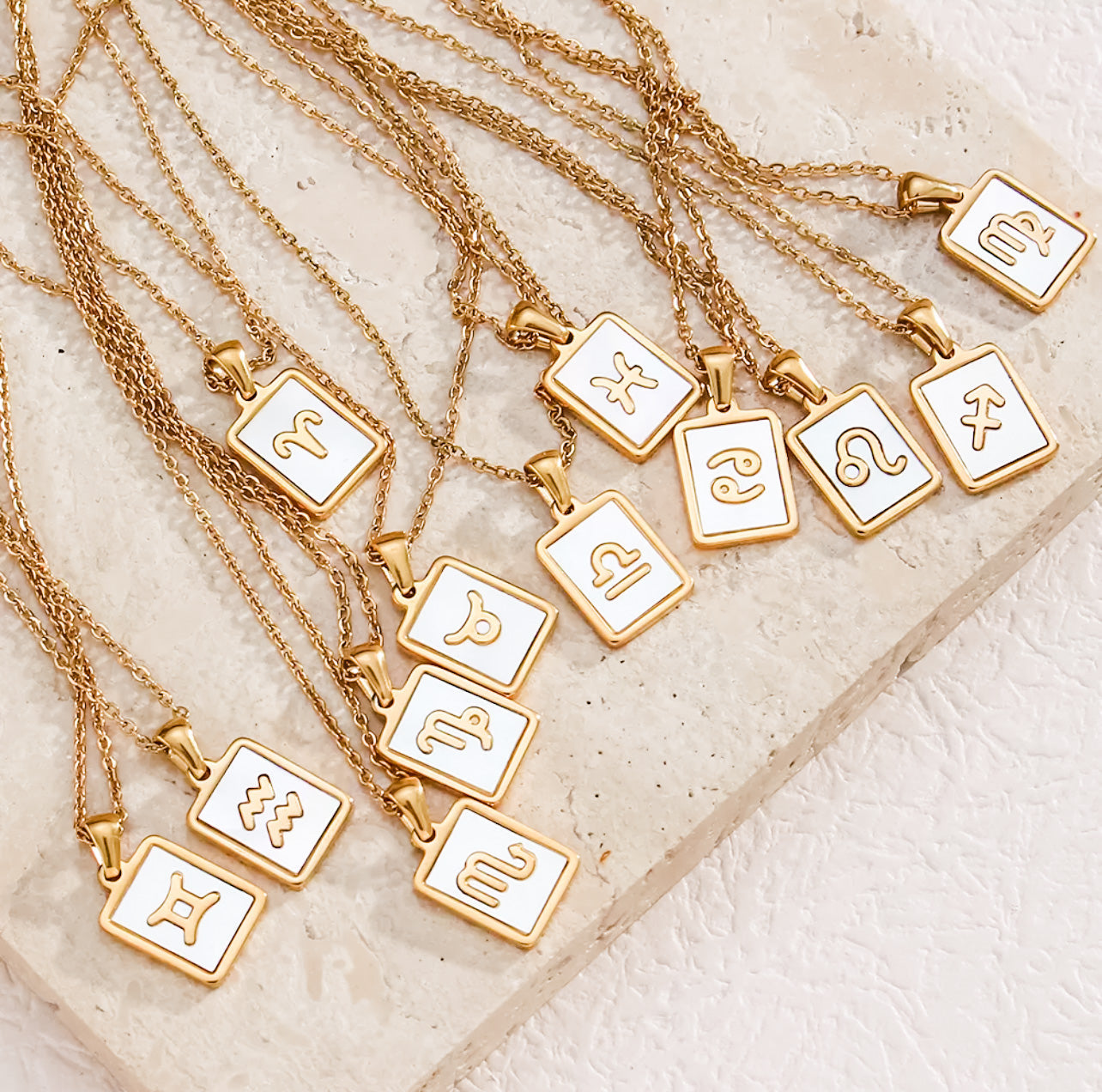 Shell Zodiac Pendant
