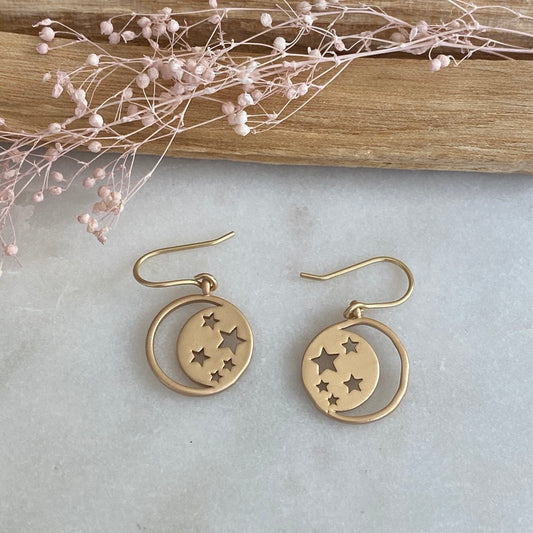 Celestial Circle Earrings