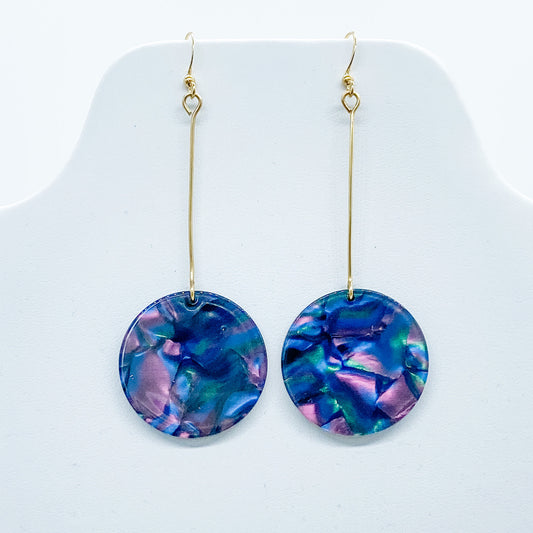 Circle Drip Earrings