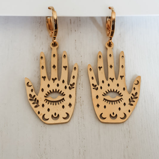 Mystic Hand Earrings